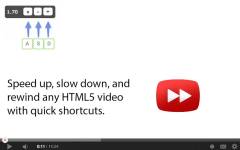 Video Speed Controller:让HTML5视频的播放速度更快