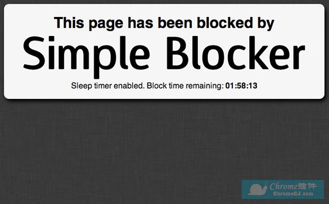 Simple Blocker阻止网站运行