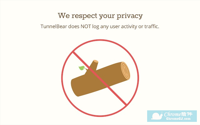 TunnelBear不会获取用户的隐私数据