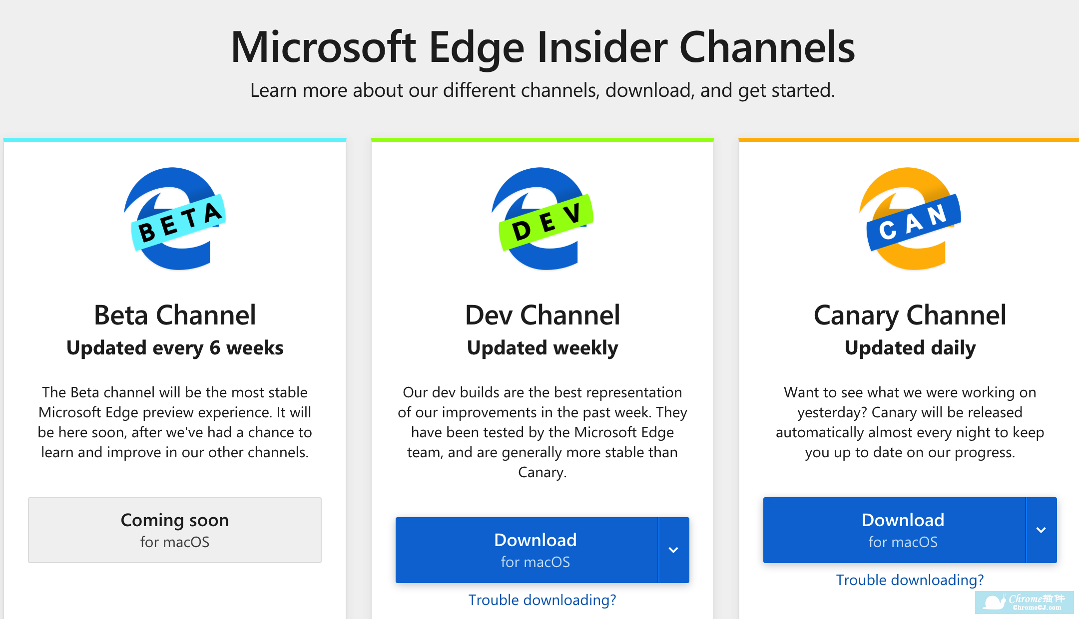 Microsoft Edge for MacOS下载（以下是官网链接）